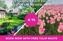 Daytrip Tour from Amsterdam to Giethoorn with boat tour included