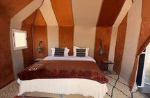 Merzouga camel ride, overnight stay at Desert Luxury Camp