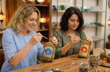 Moroccan Glass Mosaic Lamp Workshop with Tea and Pastries