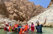 Sharing Tour to Wadi Shab Hike, Swim, Cave, Sinkhole & Fins Beach