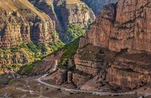 Baku to Khinaliq Village & Candy Cane Mountains Guided Day Trip