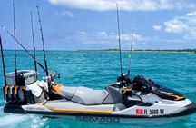 Jetski fishing on Seadoo Fish pro trophys off San Pedro