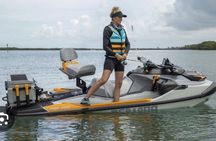 Jetski fishing on Seadoo Fish pro trophys off San Pedro