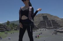 Teotihuacán ATV, Pyramids on Foot and cave