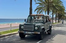 French Riviera Tour in Vintage Land Rover Defender
