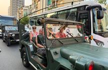 Saigon Street Food Odyssey: Vintage Jeep or Motorbike by Night