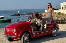 Tour of the Polignano Coast on board the Fiat 500 Spiaggina