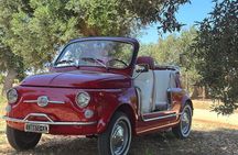 Tour of the Polignano Coast on board the Fiat 500 Spiaggina