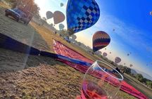 Teotihuacan balloon flight cave breakfast and CDMX transportation