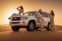 Half Day Desert Safari Sunset Inland Sea Tour with Sandboarding