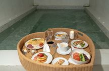 Santorini: Floating Breakfast Experience in Fira Cave Spa