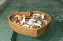 Santorini: Floating Breakfast Experience in Fira Cave Spa