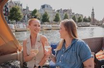 Amsterdam 2 Hour Small-Group Canal Cruise with Dutch Snacks & Bar
