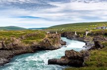 Siglufjörður Akureyri City Goðafoss Waterfall and Black Sand
