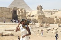 Half Day Tour Giza Pyramids,Sphinx,Lunch with Private Tour Guide