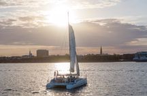 Luxury Sunset Sail on Serendipity Catamaran in Charleston