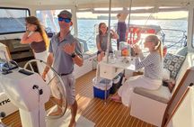 Luxury Sunset Sail on Serendipity Catamaran in Charleston