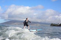 Group Surf Lesson for Beginners in Kihei at Kalama Park