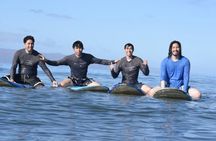 Group Surf Lesson for Beginners in Kihei at Kalama Park