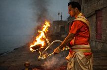 Varanasi Sunset Boat Evening Ganga Aarti and Walking Tour