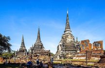 Ayutthaya UNESCO 5-Temple Private Tour: Day or Sunset Boat Cruise
