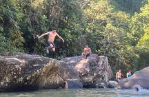 El Yunque Rainforest Waterslide with Beach Relaxation