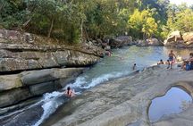 El Yunque Rainforest Waterslide with Beach Relaxation