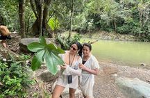 El Yunque Rainforest Waterslide with Beach Relaxation