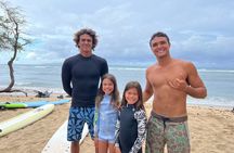 Private Family Surf Lessons on the West Side of Maui