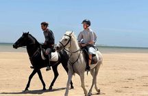 Horseback riding along the coast of Dakhla