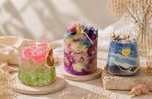 Floral Embossed Candle Workshop in London