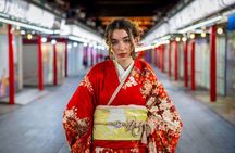 Tokyo: Asakusa Guided Photoshoot Including Kimono Rental