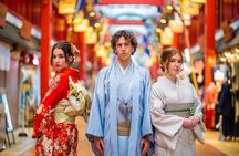 Tokyo: Asakusa Guided Photoshoot Including Kimono Rental