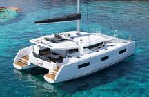 Santorini Private Luxury COMBO Catamaran Cruise and Island Tour