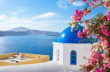 Santorini Private Luxury COMBO Catamaran Cruise and Island Tour