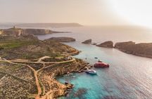Sunset Comino Lagoons and Sea Caves Tour