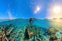 Snorkeling at the underwater wreck of Capo Palinuro