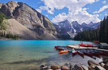 Lake Louise Moraine Lake Johnston and Banff Option Bow Cascade