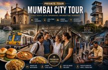 Private Mumbai City Tour with Dharavi, Local Train & Street Food