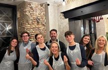 Rome Pizza and Tiramisu Class with Wine, Gelato and Limoncello