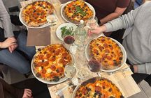 Rome Pizza and Tiramisu Class with Wine, Gelato and Limoncello