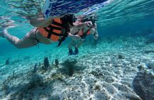 Jade Caverns and Mayan Village, lunch, snorkel Cozumel ATV Tour