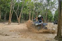 Jade Caverns and Mayan Village, lunch, snorkel Cozumel ATV Tour