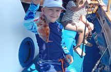 ALL FAMILY FUN: Fishing & Swimming with BBQ on Boat (Small Group)