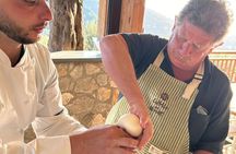 Pizza and mozzarella school on the hills of Sorrento