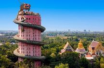 Damnoen Saduak Railway Market and The Iconic Temples Private Tour