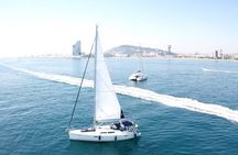 Sailing Boat Trip in Barcelona with Snacks and Drinks