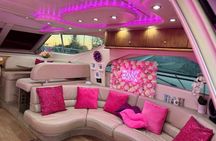 50ft Pink Yacht + 2 Jetkis Included Pink Yacht Charter In Miami