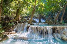 Kanchanaburi Private Tour: Erawan Waterfalls & Cave Temples