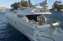 From Lefkimmi: Paxoi & Antipaxoi Luxury Boat Experience